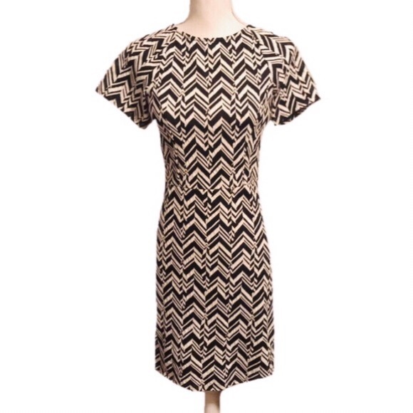 LOFT Dresses & Skirts - LOFT | Chevron Career Dress